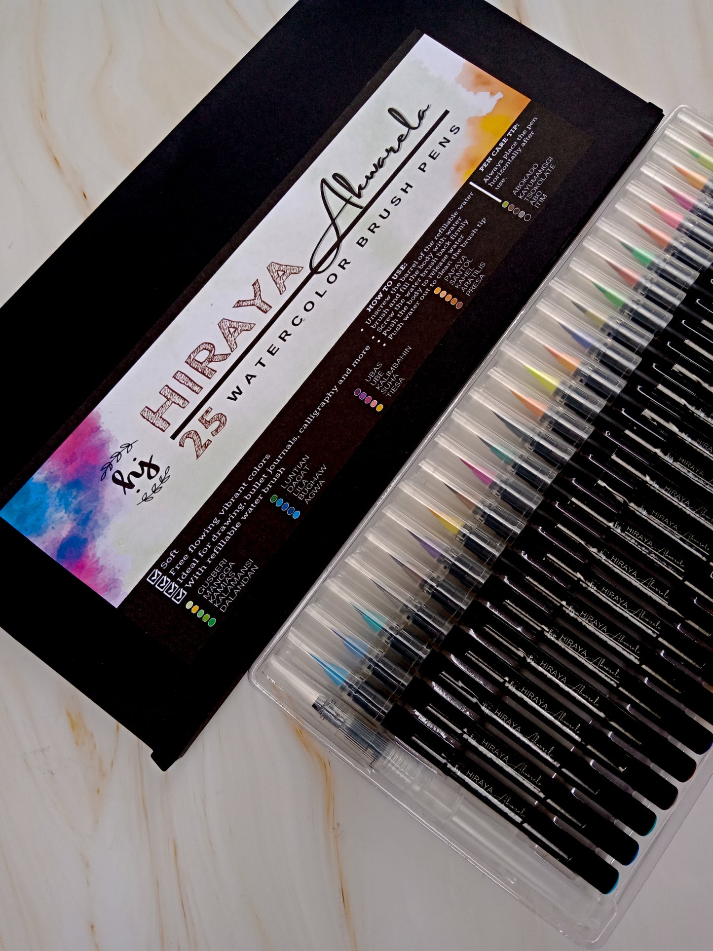 Akwarela (Watercolor Brush Pen Set)